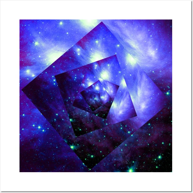 Purple Nebula Wall Art by Celtic Morrigan